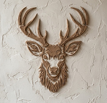 DFA "Deer" Stencil — add a sense of lightness to your interior. Thickness: 0.3–1 mm (J00081)