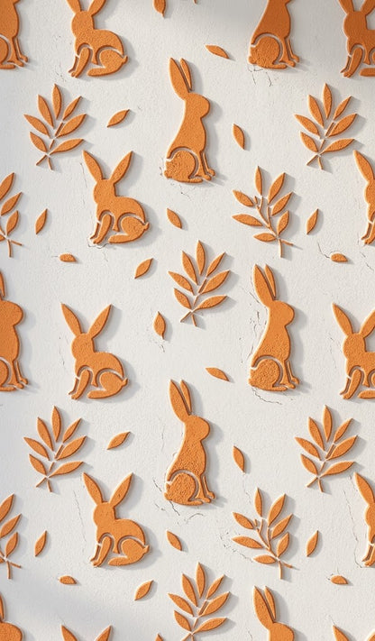 Rabbits on the walls – a magical atmosphere for a child's room with DFA 0.3–1 mm (E00097)