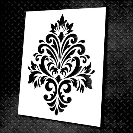 Stencil for decoration DFA Royal Damascus 1, for putty and paint, 0.3-1mm (D00001)
