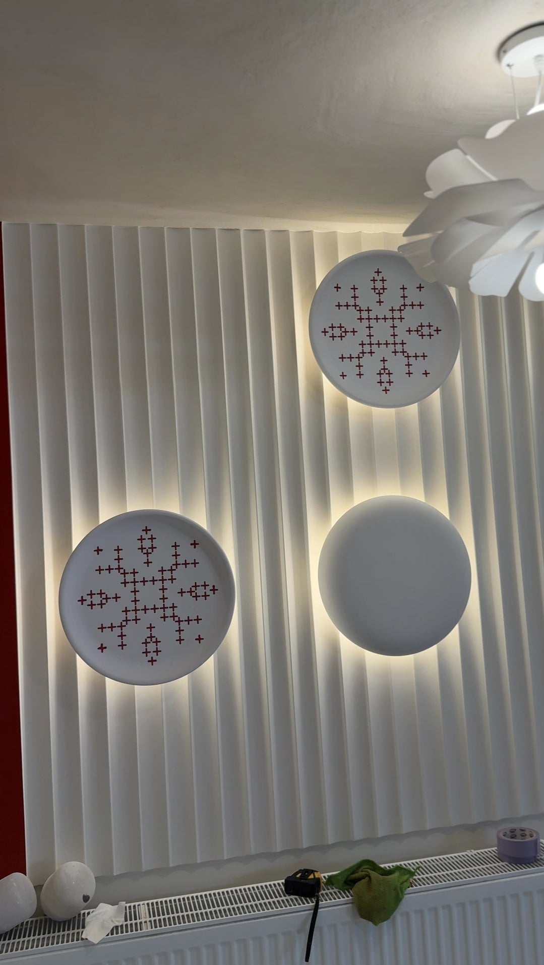 Ukrainian style in the interior: stencil DFA Vyshyvanka cross pattern 0.3-1 mm (Z00074)
