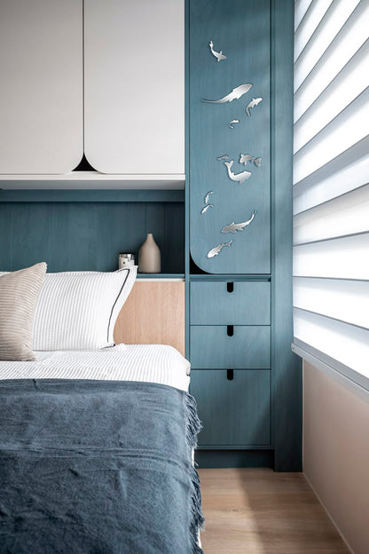 We visually expand the space: Fish decor for a stylish and bright interior, 11 pcs (YA00025)