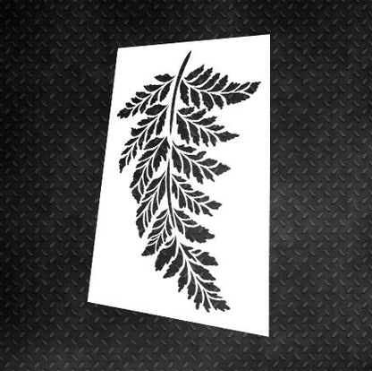 Stencil DFA reusable Nature leaf Fern for plaster and paint 0.3-1mm (Р00098)