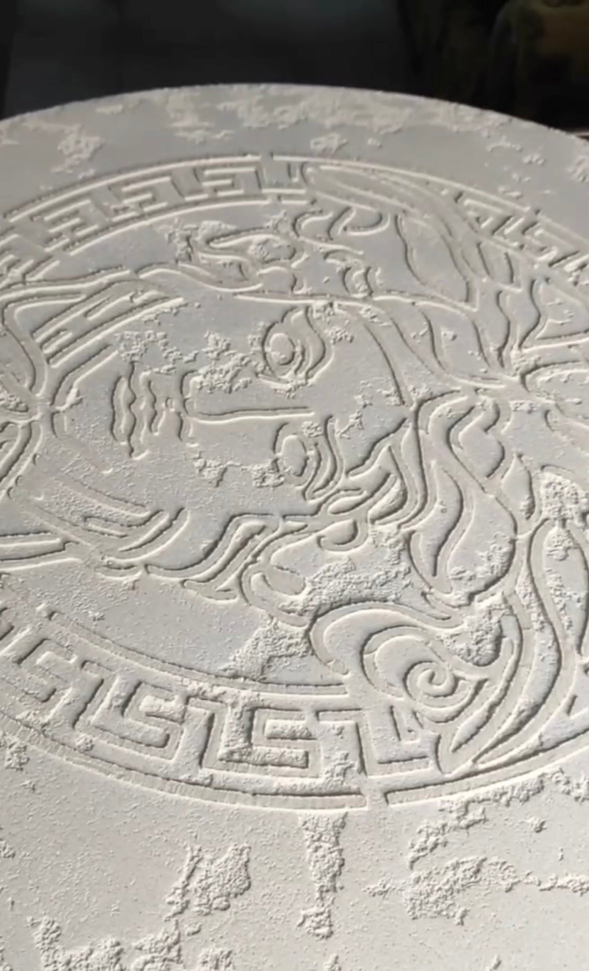 Versace Luxury Style DFA Stencil Round Pattern for Paint and Plaster 0.3-1mm (C00033)