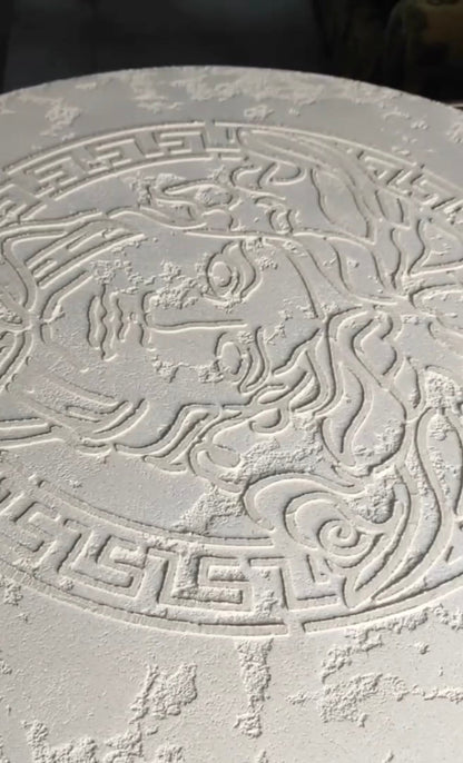Versace Luxury Style DFA Stencil Round Pattern for Paint and Plaster 0.3-1mm (C00033)