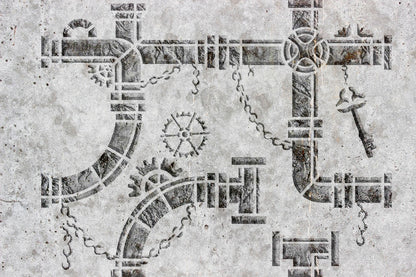 Reusable stencil DFA for decorative plaster Loft 23 (L00033)