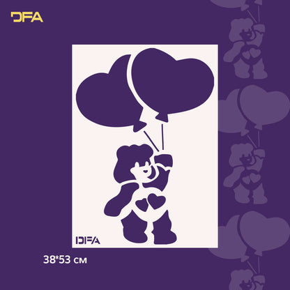 DFA children's reusable stencil for plaster and paint 0.3-1mm (E00058)