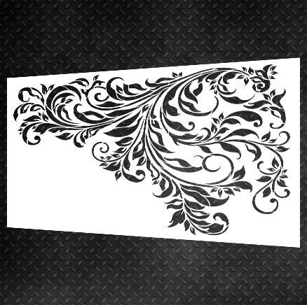 Reusable stencil DFA Oriental pattern, for plaster and paint 0.3-1mm (V00025)