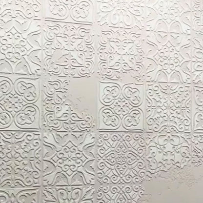 Trendy square ornaments - stencil DFA for decorative plaster and paint 0.3-1 mm (K00006)