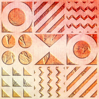 Stencil DFA for decoration Geometry for plaster and paint 0.3-1mm (G00144)