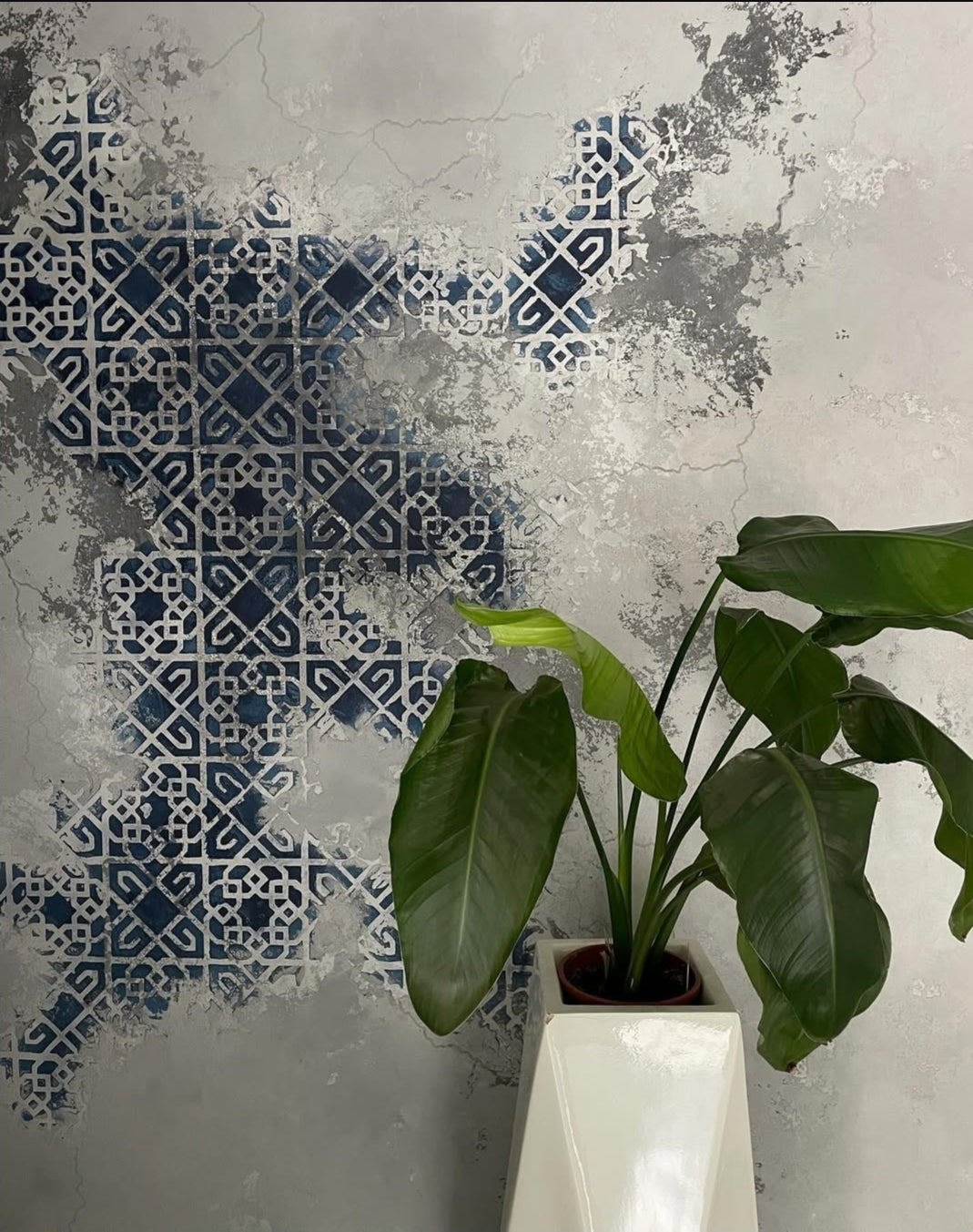 DFA decorative stencil: square pattern - simple and effective 0.3-1 mm (K00130)
