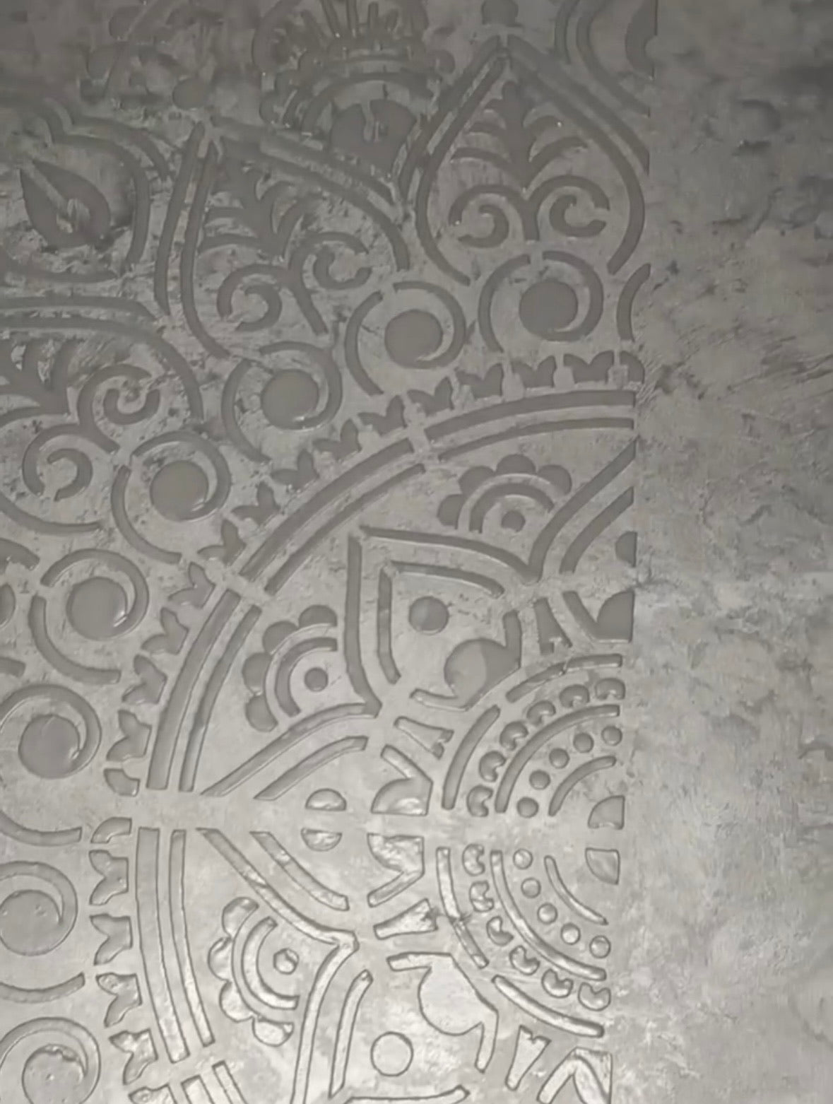 The ideal accent on the wall is a DFA stencil with a rounded pattern 0.3-1 mm (С00056)