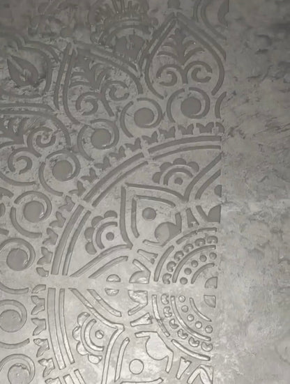 The ideal accent on the wall is a DFA stencil with a rounded pattern 0.3-1 mm (С00056)