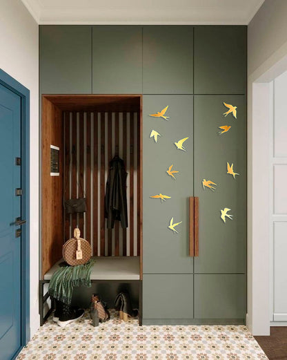 Create your own design: Mirror Birds for unique compositions, 11 pcs (YA00022)
