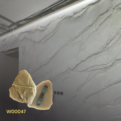 Silicone matrix/impression for decoration DFA Transcarpathian slate 2 with handle, thickness 15 mm (W00047)