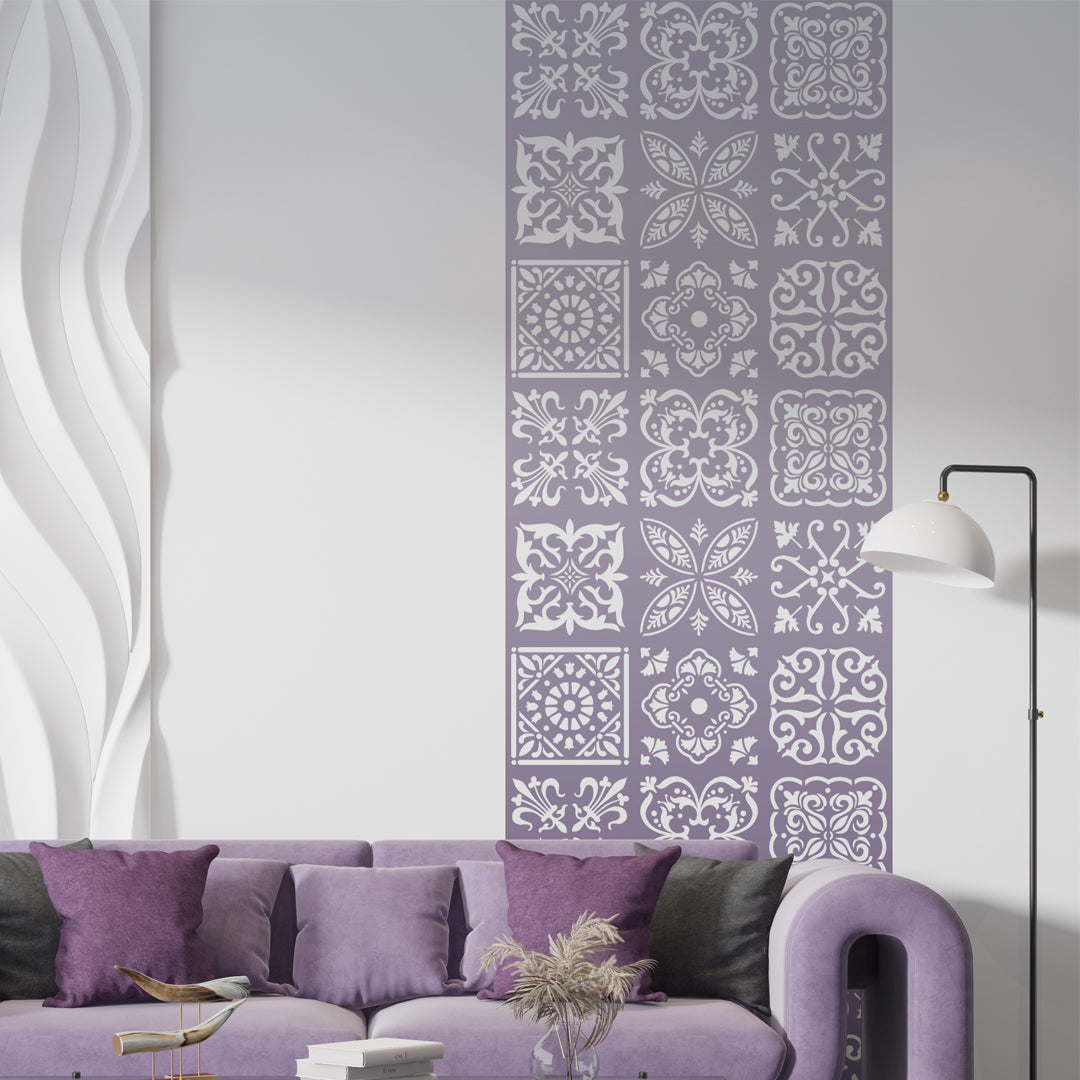 Stencil DFA Square pattern, for plaster and paint 0.3-1mm (K00085)