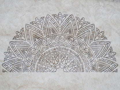 DFA Reusable Stencil Round Pattern for Plaster and Paint 0.3-1 mm (С00112)