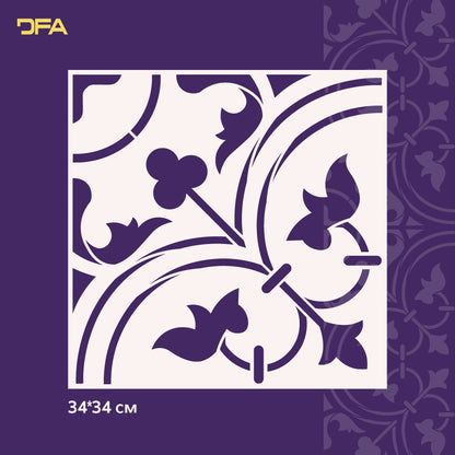 Stencil DFA Square pattern, for plaster and paint 0.3-1mm (K00111)