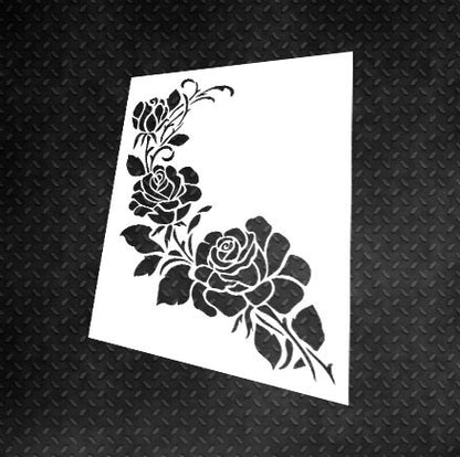 Stencil DFA for decoration Nature Flowers for plaster and paint 0.3-1mm (Р00087)