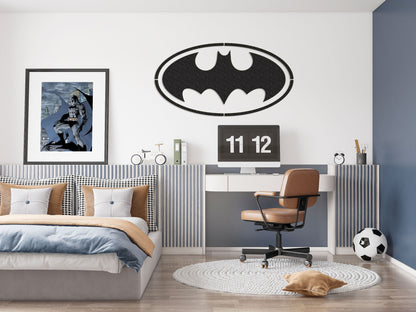 DFA reusable stencil for plaster and paint 0.3-1mm Superhero logo (E00015)