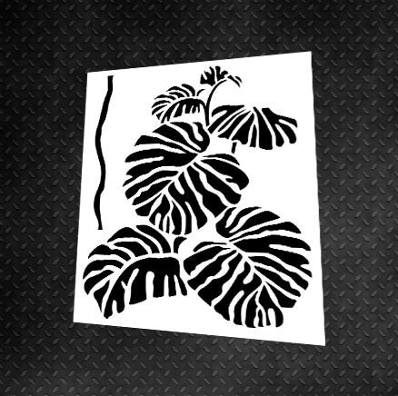 Stencil DFA for decoration Priroda for plaster and paint 0.3-1mm (P00055)