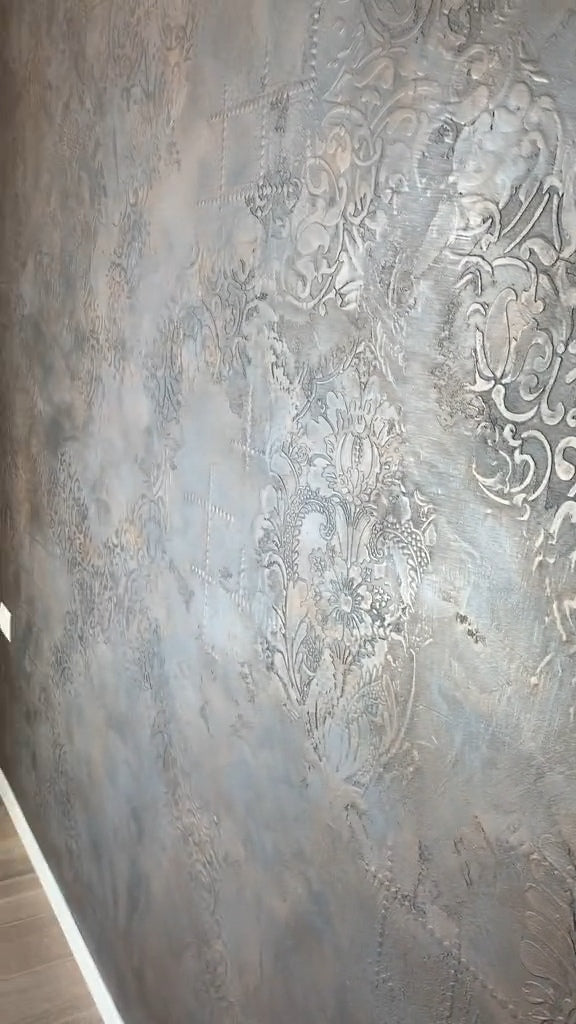 Stencils DFA set for decoration under plaster and paint (Damask 25 + Damascus 22 + Oriental 21) 0.3-1 mm (N00130)