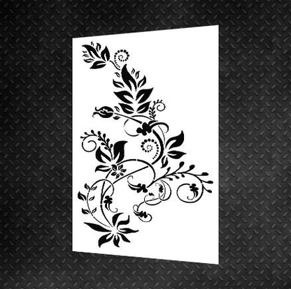 Stencil DFA for decoration Priroda for plaster and paint 0.3-1mm (P00028)