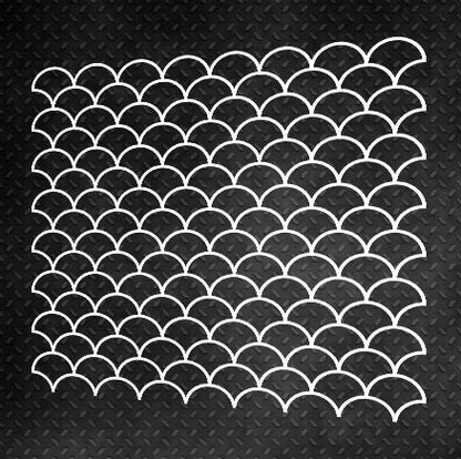Reusable stencil DFA for decorative plaster Geometry Scale small for plaster and paint 0.3-1mm (G00050)