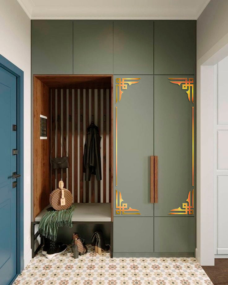 Create your masterpiece: DFA decorative corner patterns for unique solutions 2 pcs/4 pcs (YA00034)