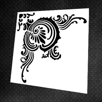 Reusable stencil DFA Oriental pattern, for plaster and paint 0.3-1mm (V00029)