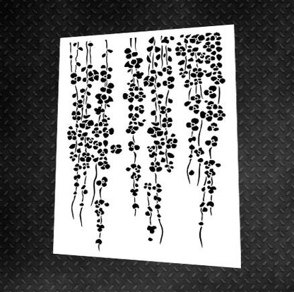 Stencil DFA for decoration Priroda Branch for plaster and paint 0.3-1mm (P00024)