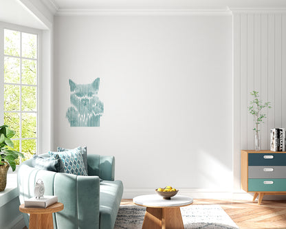 Stencil Kitten DFA animals for walls for plaster and paint 0.3-1mm (J00041)