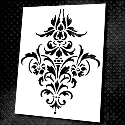 Stencil for decoration DFA Royal Damascus, for putty and paint, 0.3-1mm (D00012)