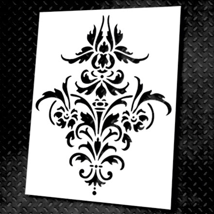 Stencil for decoration DFA Royal Damascus, for putty and paint, 0.3-1mm (D00012)