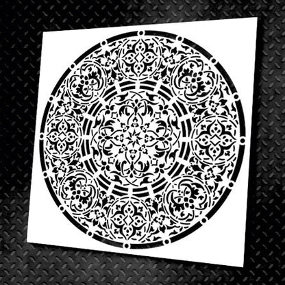 Add charm to walls with DFA Stencil Round Pattern 0.3-1mm (C00014)