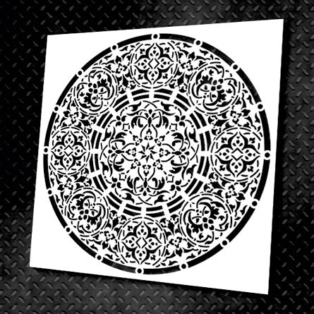 Add charm to walls with DFA Stencil Round Pattern 0.3-1mm (C00014)