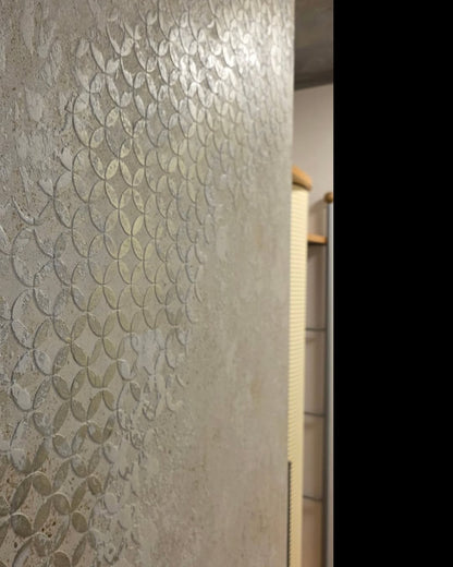 Geometric ornaments DFA - stylish stencil for decorative plaster and paint 0.3-1 mm (G00023)