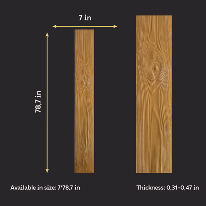 Silicone impression for decoration Tree 3 (brown) W00023