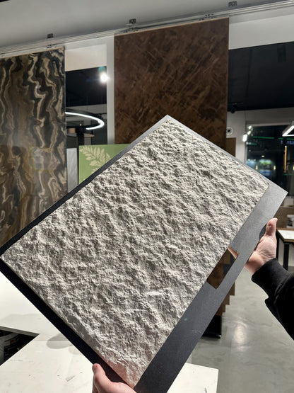 Silicone impression for decoration Stone texture (purple) W00009