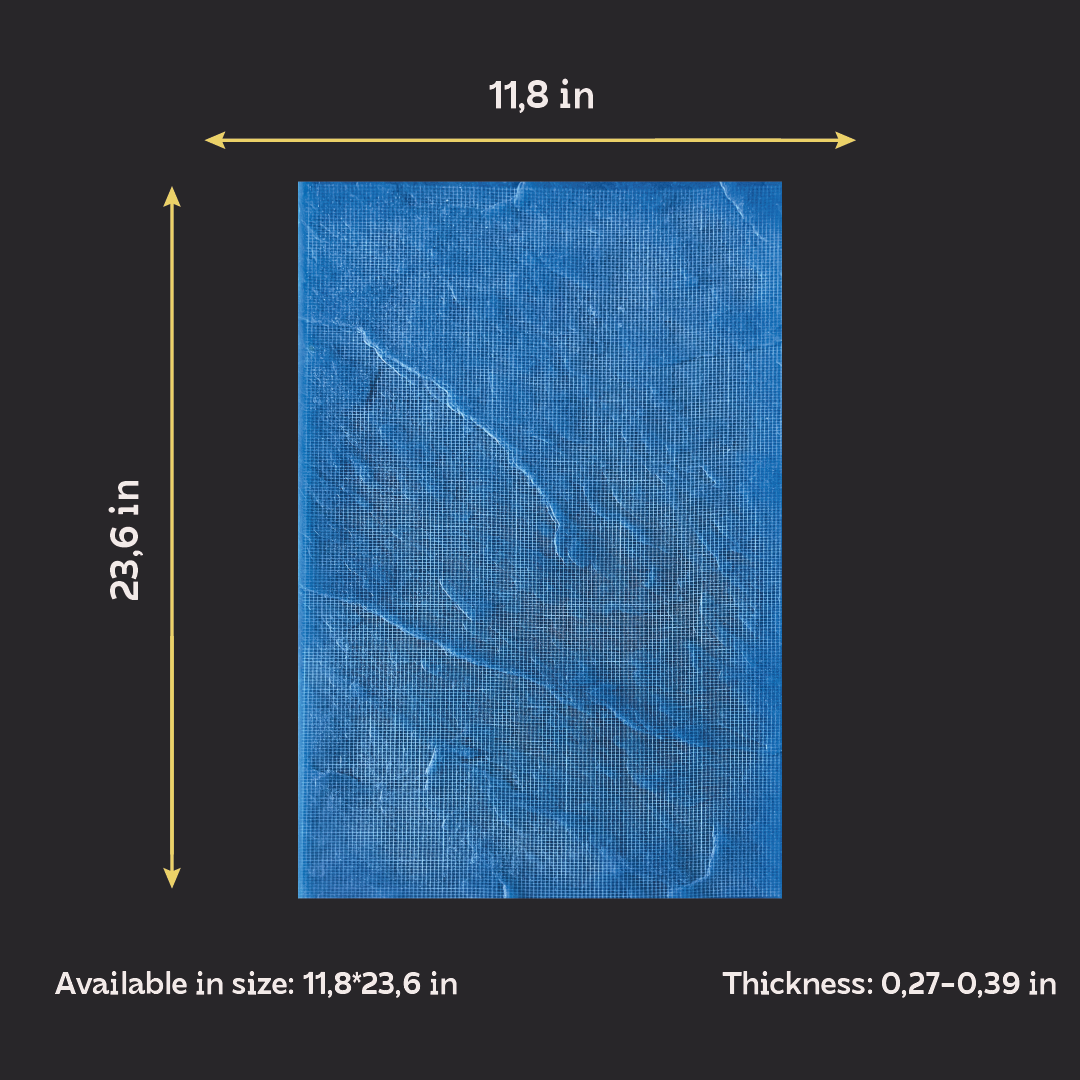 Silicone impression for decoration Ceramogranit 1 (blue) W00006