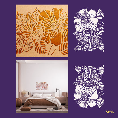 Stencil nature DFA for plaster and paint 0.3-1 mm (P00155)