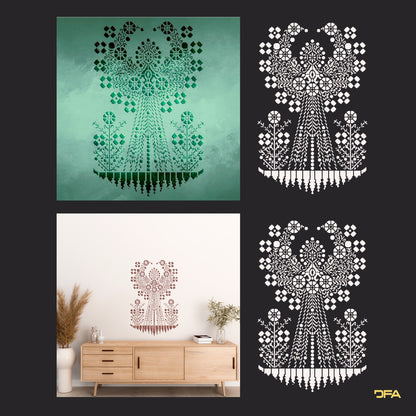 Stencil DFA Embroidery for plaster and paint 0.3-1 mm (Z00067)