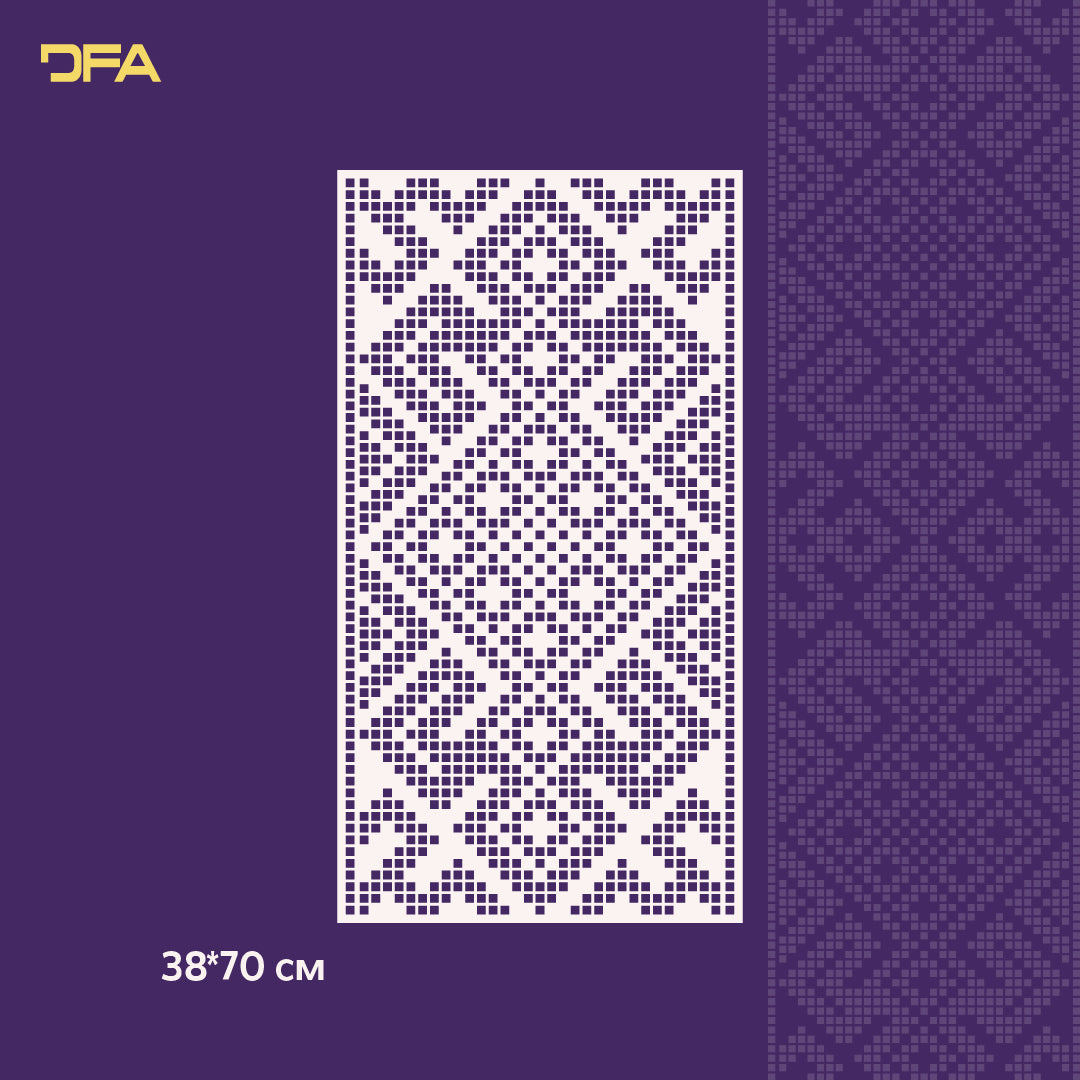Stencil DFA Embroidery for plaster and paint 0.3-1mm (Z00057)