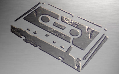 Reusable stencil DFA for decorative plaster Loft 41 (L00041), 1mm - Under plaster
