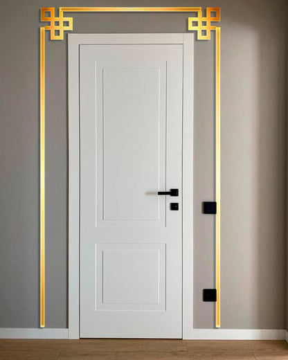 DFA Mirror Decor Corner Pattern - Visual Space Expansion and Style 2pcs/4pcs (YA00035)