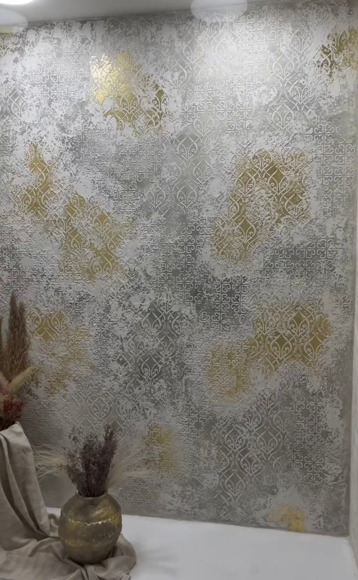 Decor in oriental style - DFA stencil for creating an elegant ornament 0.3-1 mm (V000075-d)