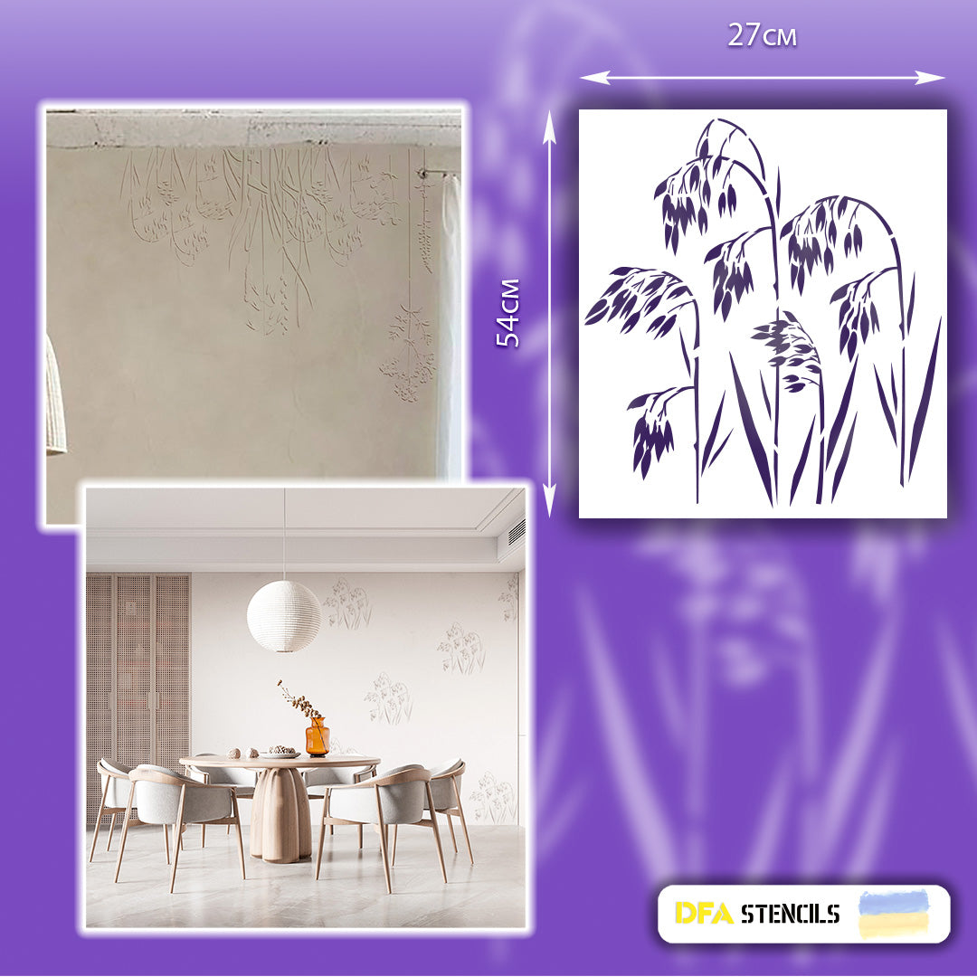 Stencil DFA for walls Trava 4 for plaster and paint 0.3-1mm (P00129)