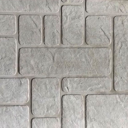 Realistic masonry on an accent wall - stencil DFA Facade Stone 0.3-1 mm (F00006)
