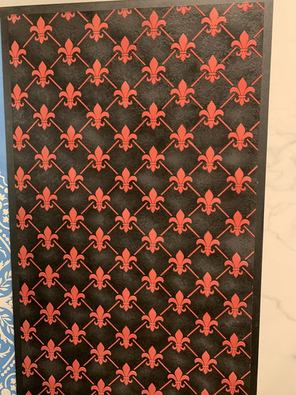 Reusable stencil DFA for decorative plaster and paint Oriental pattern 0.3-1mm (V00010)