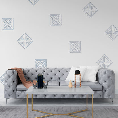 Update your interior with the DFA Square Pattern stencil – easy and effective 0.3-1 mm (K00132)
