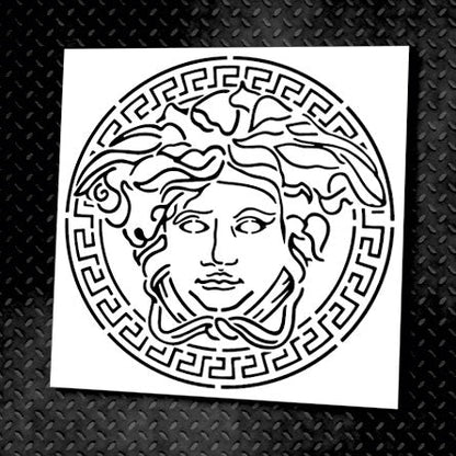 Versace Luxury Style DFA Stencil Round Pattern for Paint and Plaster 0.3-1mm (C00033)